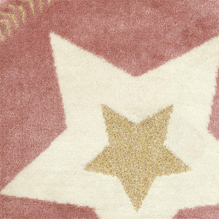 Tapis Rond Etoile Rose Home Deco Kids