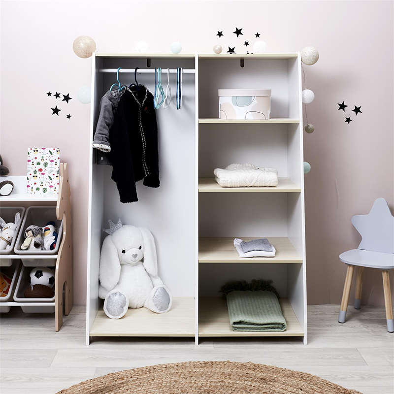Garde Robe Enfant Blanc Home Deco Kids