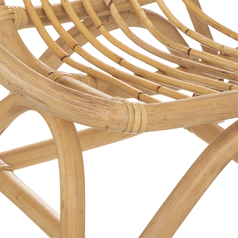 Fauteuil Enfant Rotin Leo Beige Atmosphera