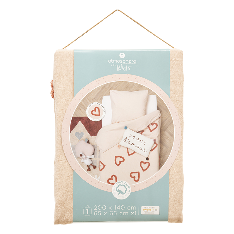 Parure De Lit Tuft Campagne 140x200 Atmosphera