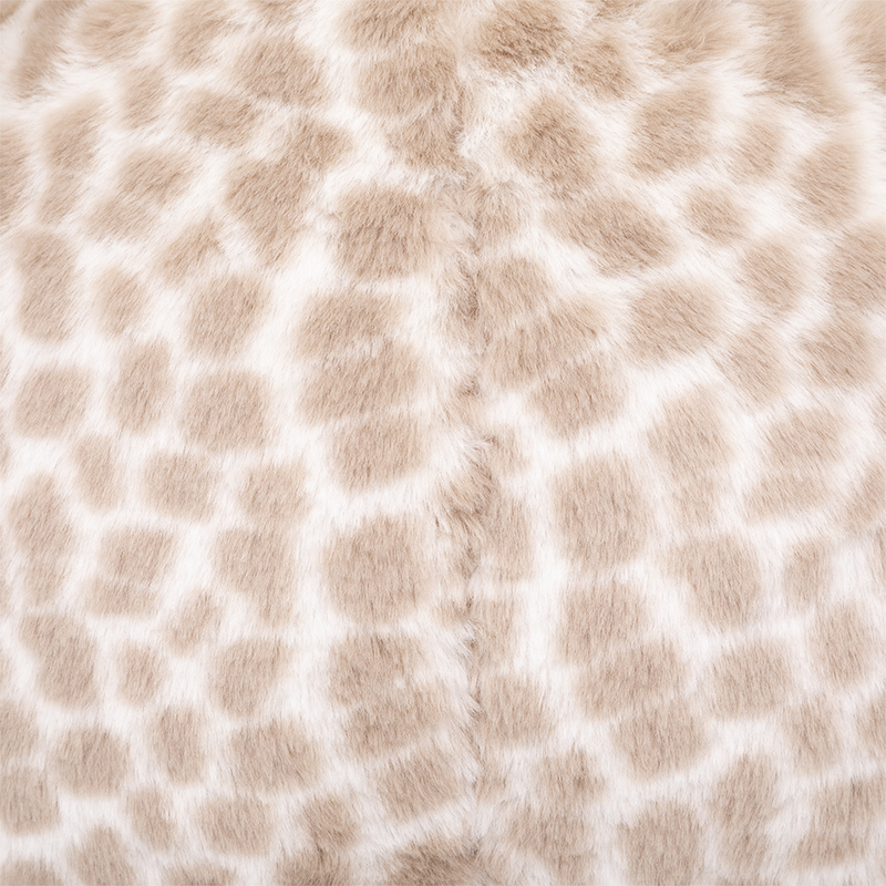 Fauteuil Peluche Girafe Beige Atmosphera