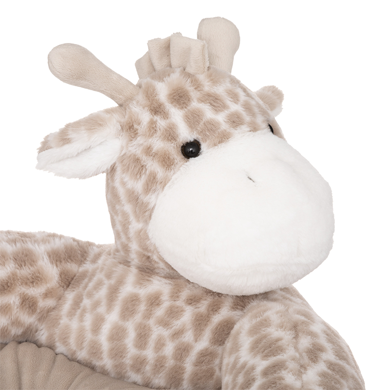 Fauteuil Peluche Girafe Beige Atmosphera