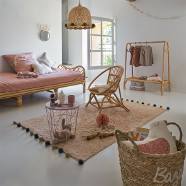 Portant Vêtement En Rotin Pour Enfant Atmosphera 2