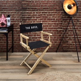 Chaise Directeur The Boss Noire Home Deco Factory 2