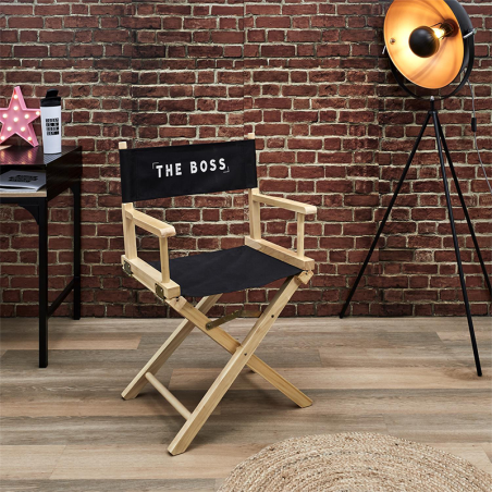 Chaise Directeur The Boss Noire Home Deco Factory