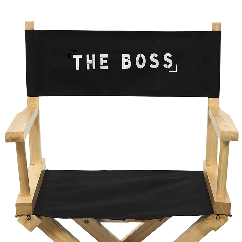 Chaise Directeur The Boss Noire Home Deco Factory