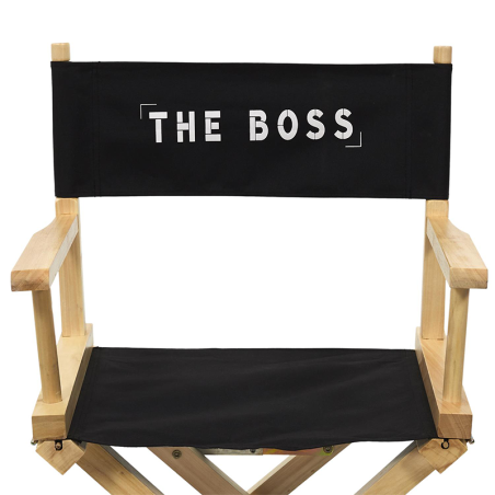 Chaise Directeur The Boss Noire Home Deco Factory