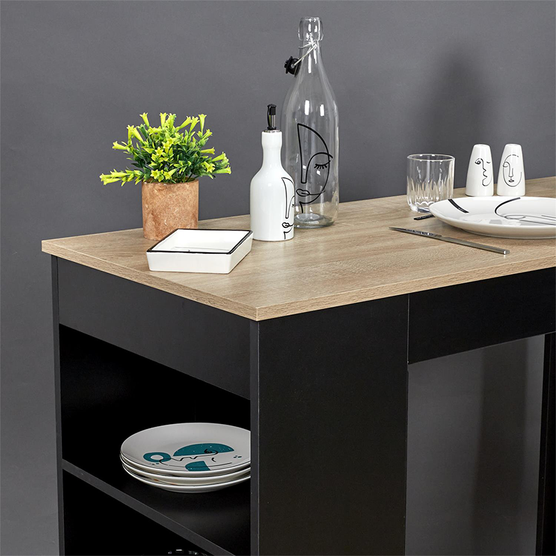 Table De Bar Avec Etagere Home Deco Factory
