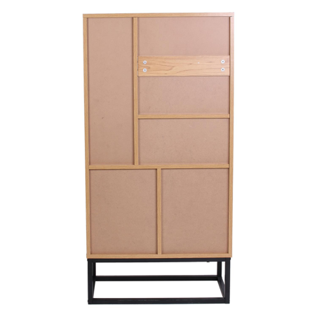 Bibliothèque Bois Et Métal Abbott Home Deco Factory