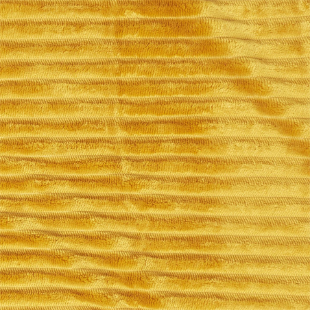 Plaid Flanelle Sherpa Ocre Home Deco Factory