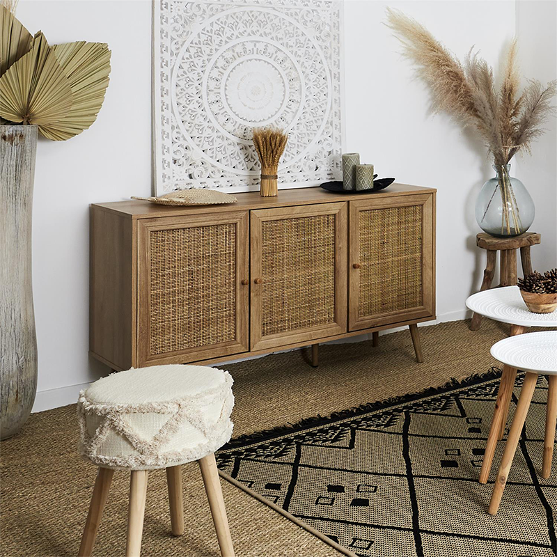 Buffet 3 Portes Bali Marron Home Deco Factory