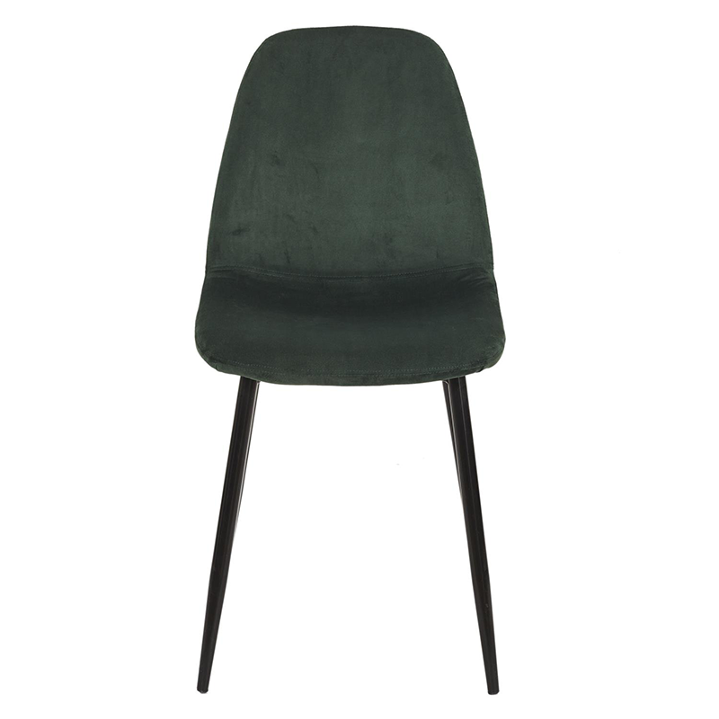 Lot De 4 Chaises Pieds En Métal Leaf Vert Home Deco Factory