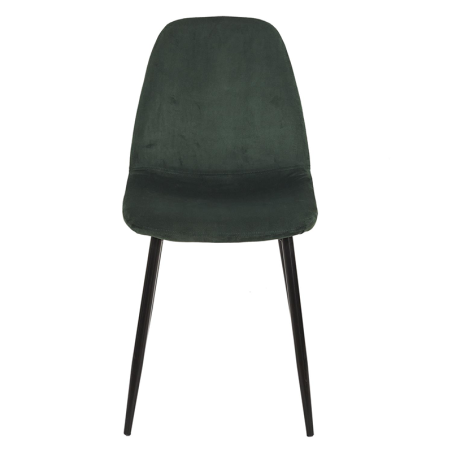 Lot De 4 Chaises Pieds En Métal Leaf Vert Home Deco Factory