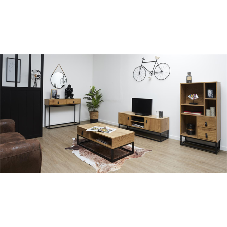 Console En Bois Et Métal Abbott Home Deco Factory