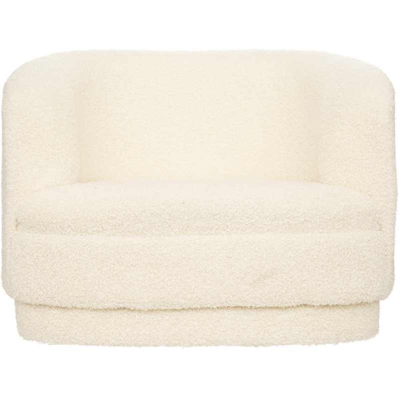 Fauteuil Enfant Bouclette Blanc Atmosphera