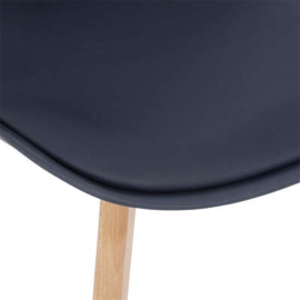 Chaise Diner Baya Bleu Encre Atmosphera 2