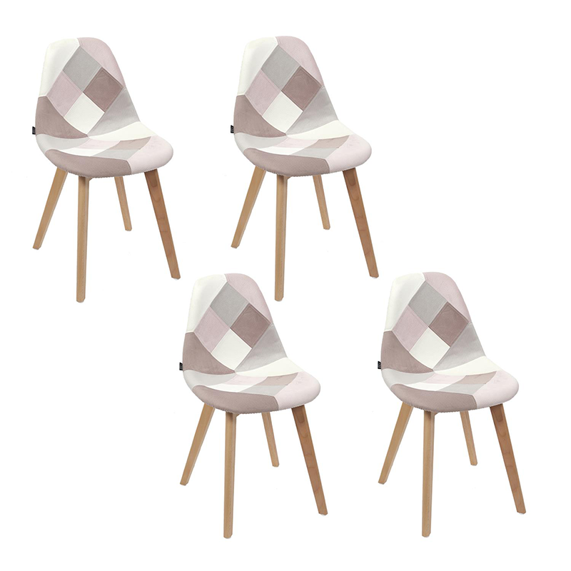 Chaise Patchwork Rose Home Deco Factory