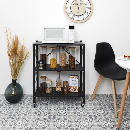Etagère Pliable 3 Niveaux Home Deco Factory