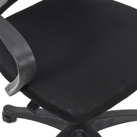 Fauteuil de bureau Noir Home Deco Factory