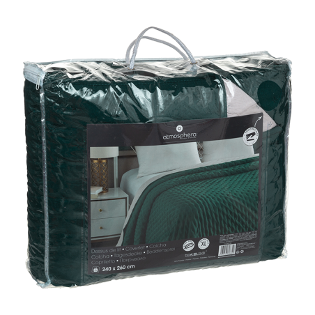 Dessus De Lit Bicolore 240x260 Atmosphera