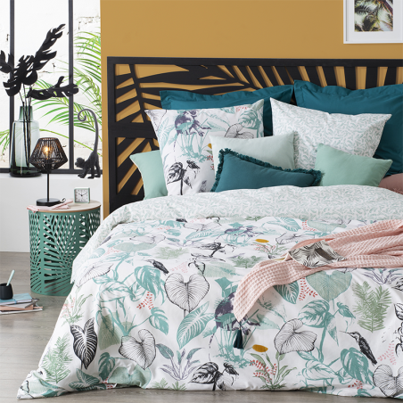 Parure De Lit Imprimée Monkey 240x220 Atmosphera