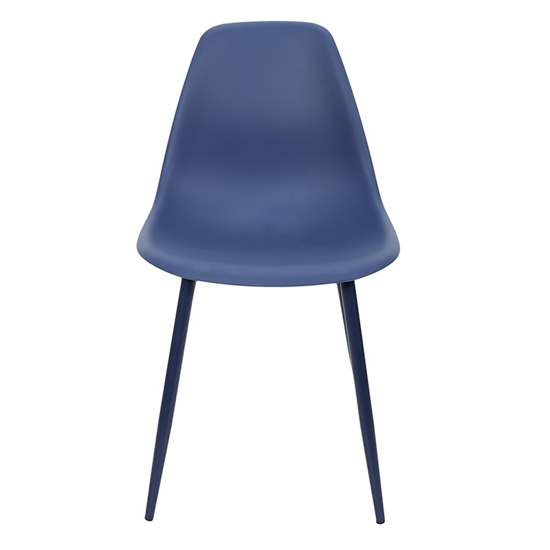Lot De 6 Chaises Scandinaves Mila Bleu Home Deco Factory