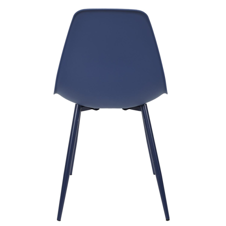 Lot De 6 Chaises Scandinaves Mila Bleu Home Deco Factory