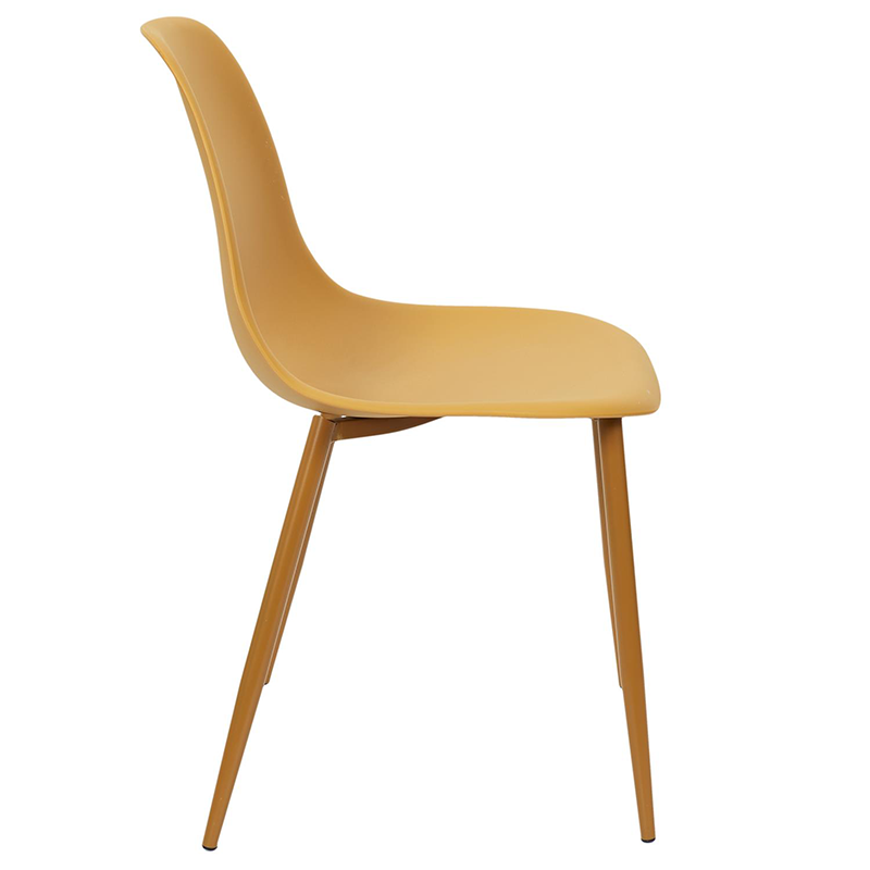 Lot De 6 Chaises Scandinaves Mila Jaune Home Deco Factory