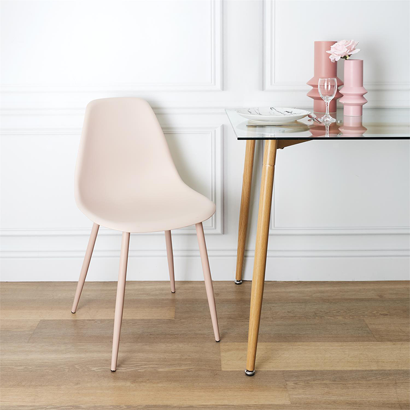 Lot De 6 Chaises Scandinaves Mila Rose Home Deco Factory