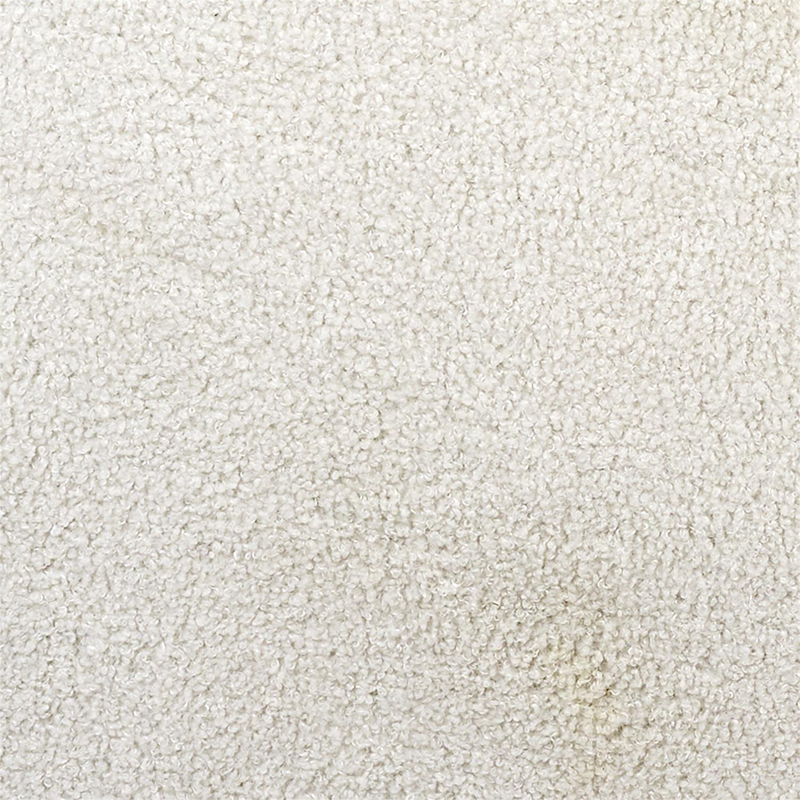 Fauteuil Bouclette Kiera Blanc Home Deco Factory