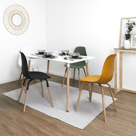 Chaise scandinave Phenix Vert Home Deco Factory