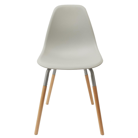 Lot De 2 Chaises scandinave Phenix Gris Home Deco Factory