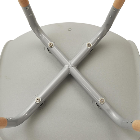 Lot De 2 Chaises scandinave Phenix Gris Home Deco Factory