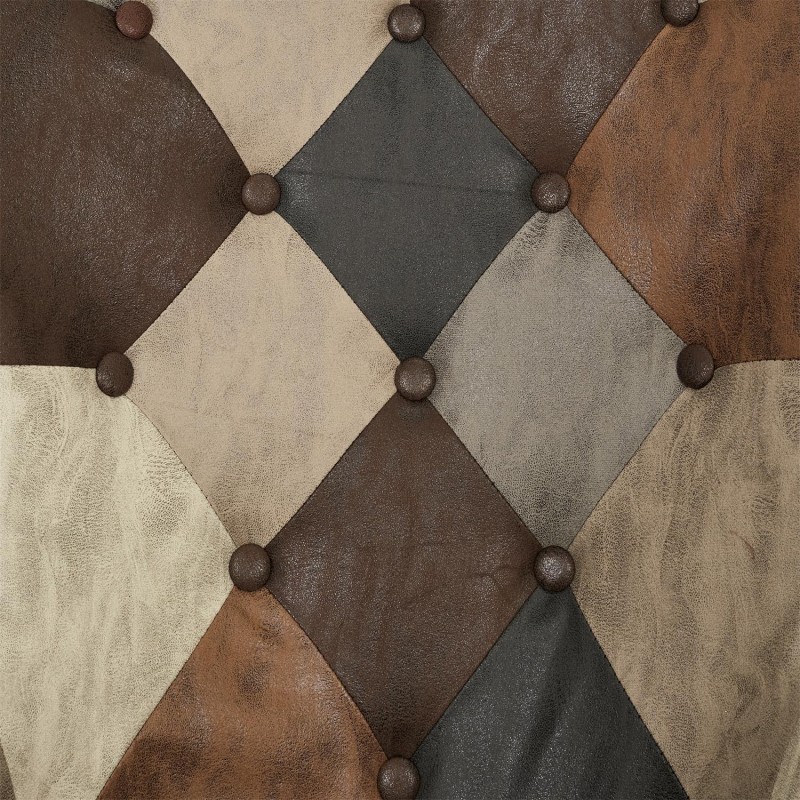 Fauteuil Helsinki Patchwork PU Home Deco Factory
