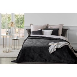 Dessus de lit Feuille Gris 240x260 Atmosphera 2