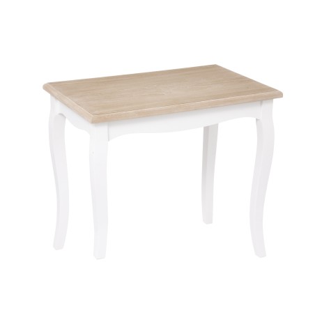 Lot de 2 tables café Chrysa Blanc Atmosphera