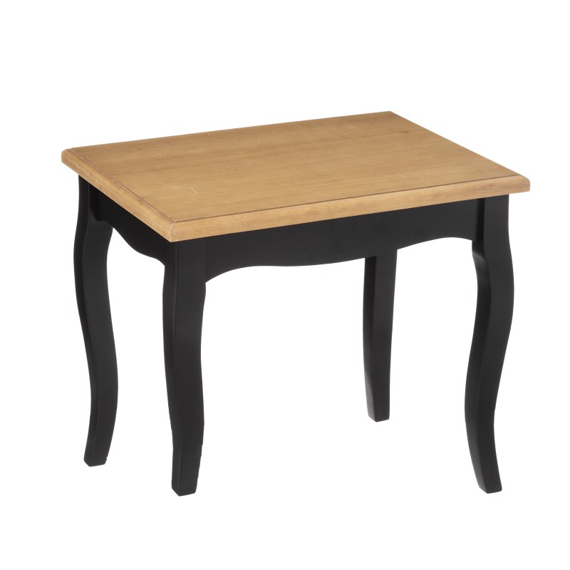 Lot de 2 tables café Chrysa Noir Atmosphera