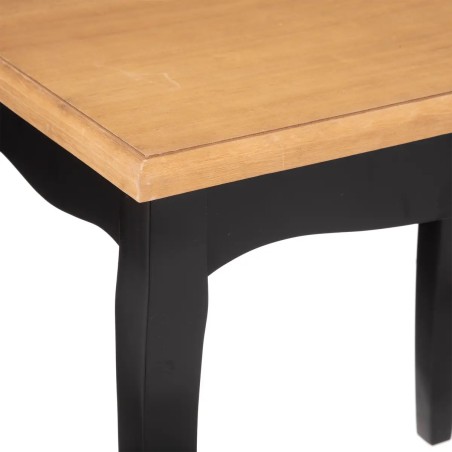 Lot de 2 tables café Chrysa Noir Atmosphera
