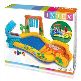 Aire de jeux gonflable Jurassic Dinosaure Intex 2