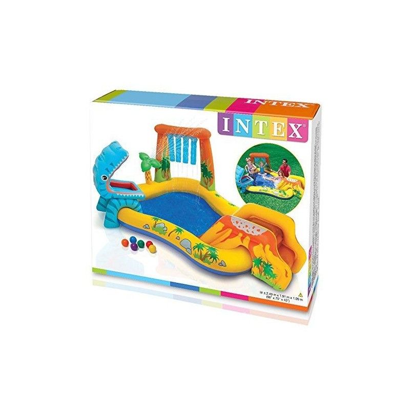 Aire de jeux gonflable Jurassic Dinosaure Intex