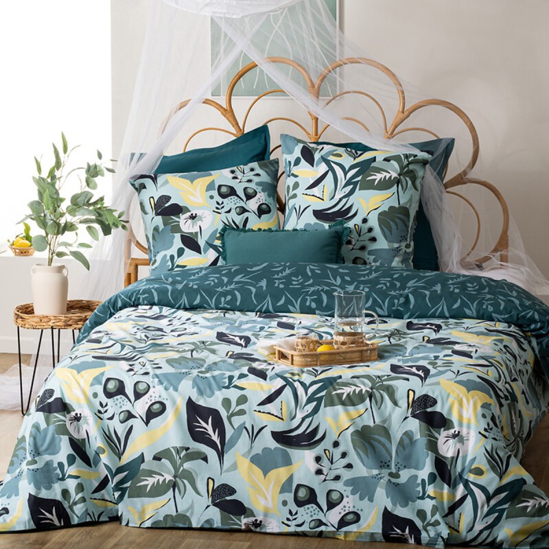 Parure De Lit Palapa 240x220 Bleu Clair Atmosphera