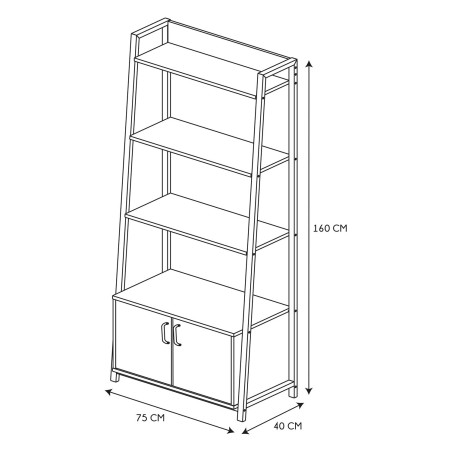 Buffet Bibliothèque Bois Home Deco Factory