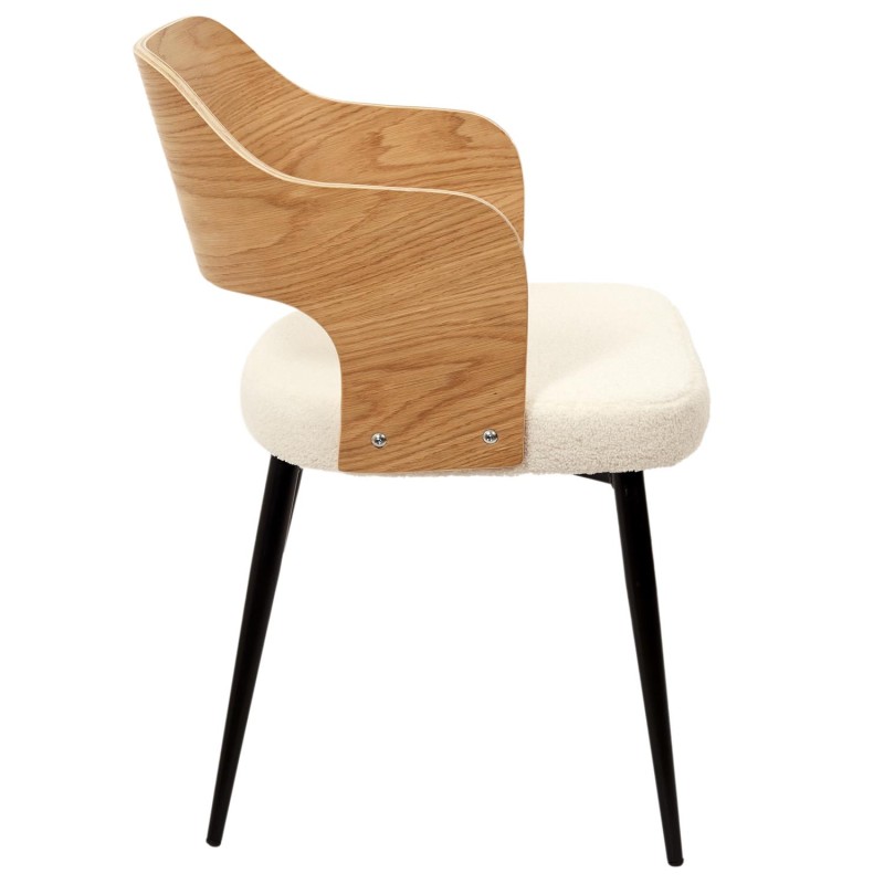 Fauteuil Bouclette Loki Home Deco Factory