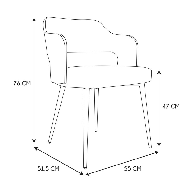 Fauteuil Bouclette Loki Home Deco Factory