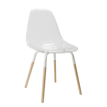 Lot de 2 Chaises Transparents Phenix Home Deco Factory
