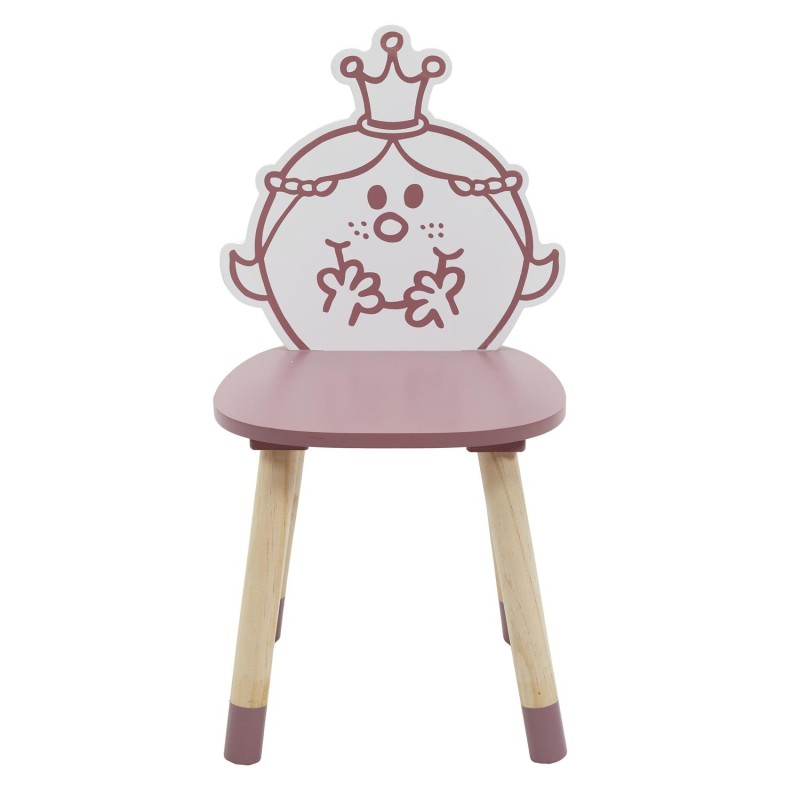 Chaise Enfant Madame Princesse Rose