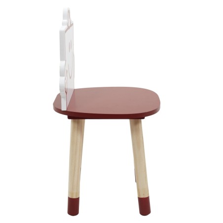 Chaise Enfant Monsieur Costaud Rouge