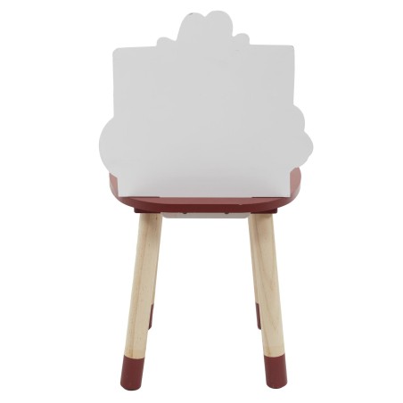 Chaise Enfant Monsieur Costaud Rouge