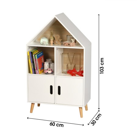 Bibliothèque Maison Dream Blanc