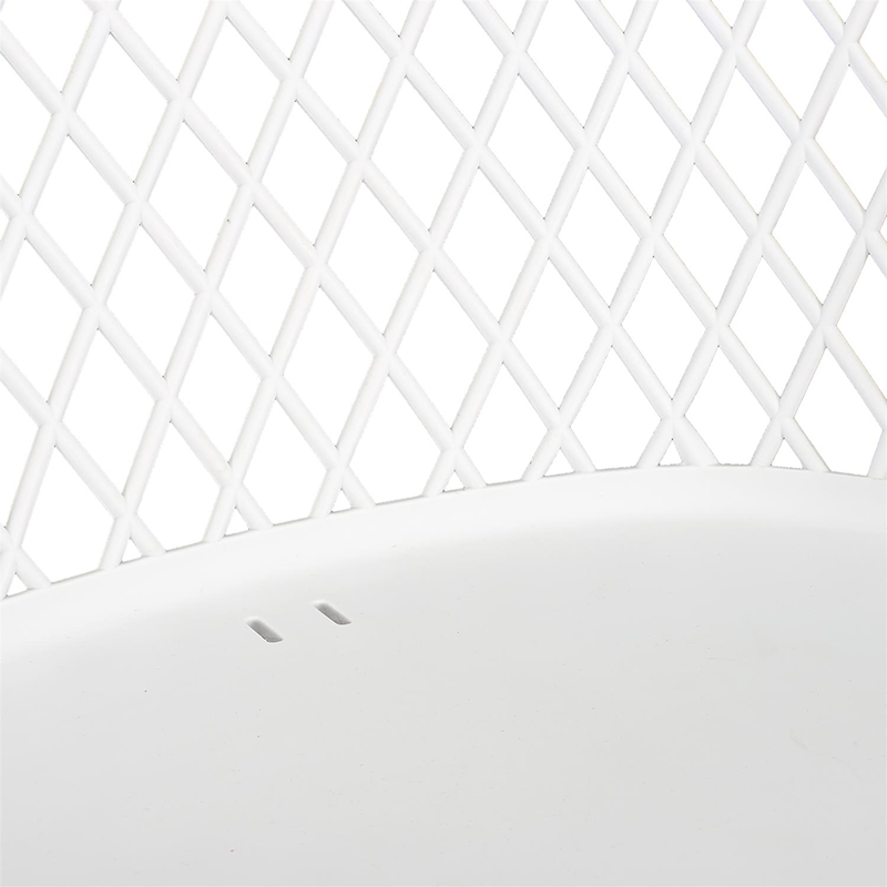 Lot De 4 Fauteuils Extérieur Malaga Blanc Home Deco Factory